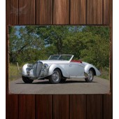 Металлическая табличка Delahaye 135 MS Sport Roadster by De Villar